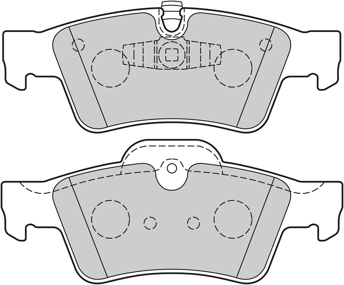 Jeu de 4 plaquettes de frein VALEO ref. 301802